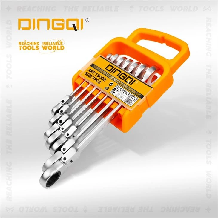 Set Wrench Ratchet Hyblyg Spanner Addasadwy