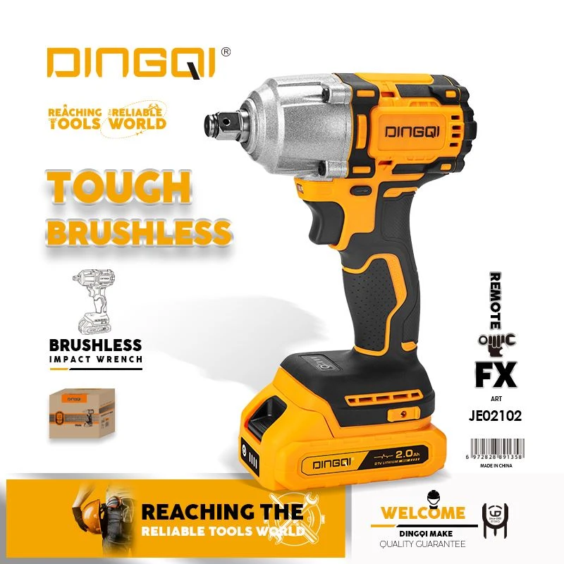 Wrench Effaith Diwifr Brushless 21V
